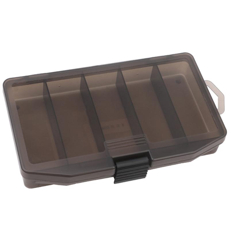 Tackle Storage Case Lures Baits Container Box 5 Compartments Fishing Tackle Box