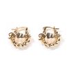 THE BLING KING Custom Name Earring Personalized Letter Stainless Steel Mini Twist Thread Earring Wome Trendy Accessories Jewelry