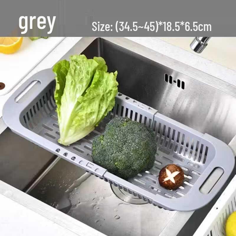 Abdo Adjustable Pull-Out Kitchen Drainer Rack