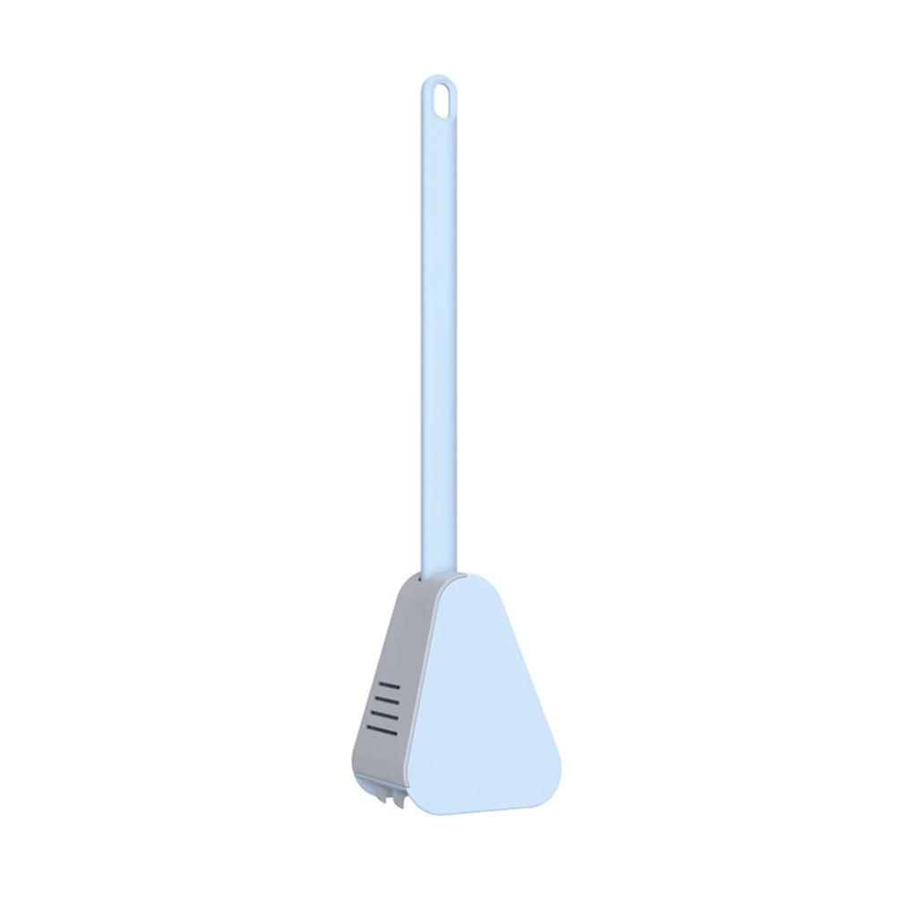 Golf Long Handled Silicone Toilet Brushes With Holder Set No Dead Corner Toilet Cleaning Brush Bathroom Cleaning Accessories
