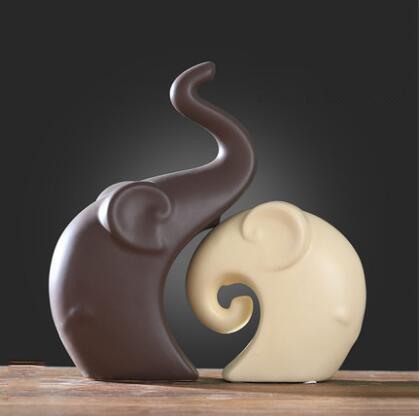 Скандинавские Керамические Фигурки Лебедь Олень Поделки Украшение Домашняя комната Стол Фэншуй Животное Скульптура Магазин Клуб Стол Статуэтки Украшения