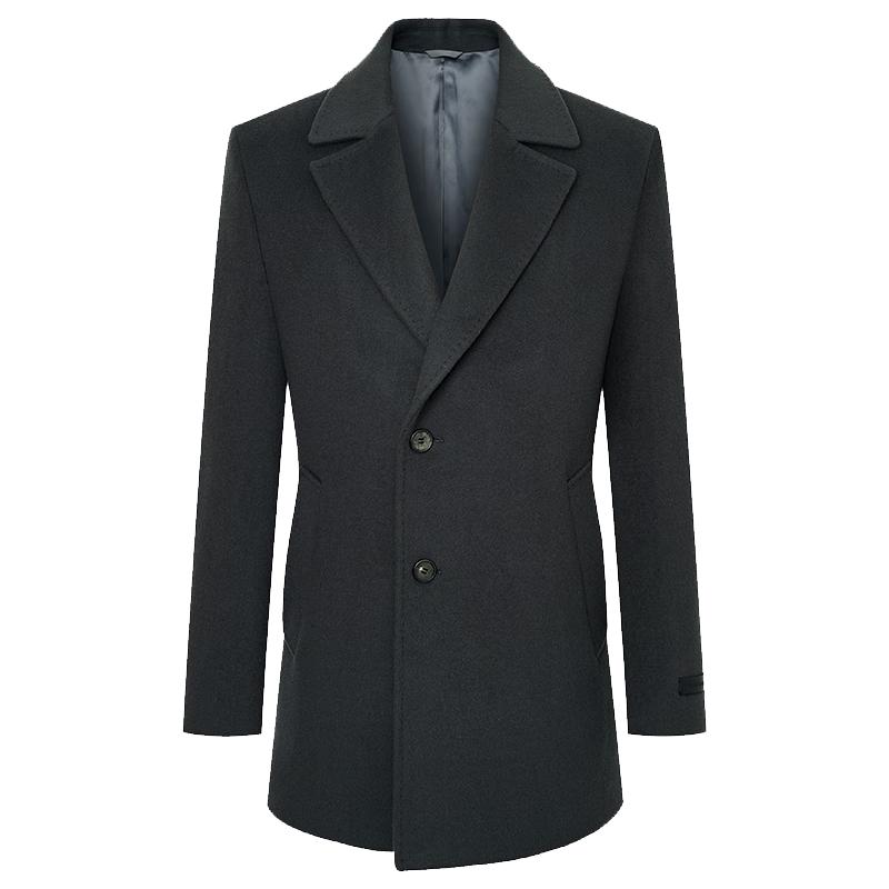 

Мужское полушерстяное пальто Baoxiniao в деловом повседневном стиле 2XL (52)