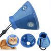Protective Pet Adjustable Collar Anti Lick Cat Neck Cone Easy To Eat Cat Neck Ring  Rabbits