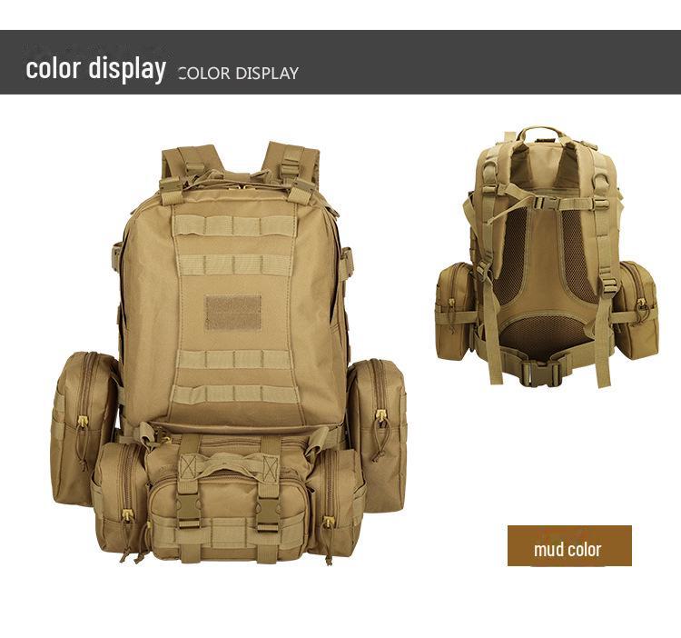 Yakoda Large Capacity Tactical Backpack for Outdoor Camping, Hiking, and Picnics - Wear-Resistant for Men and Women