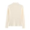 European and American style, new women's clothing, foreign style, fashionable, casual, semi-turtleneck knitted jumper