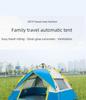 Century Glacier Automatic Folding Tent for 3-4 People: Quick-Open, Double Rainproof for Camping & Beach