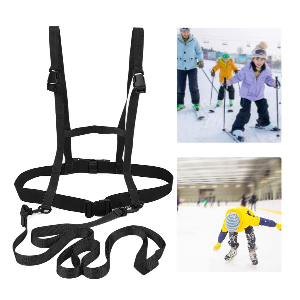 Kids Ski Harness High   Improve Learning Efficiency Wear Resistant Nylon Adjustment Ski Training Leash for Ice Skating