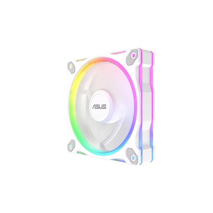 Ventilateur - ASUS - PRIME MR120 ARGB - 120 mm - 1600 tr/min - Blanc Reverse