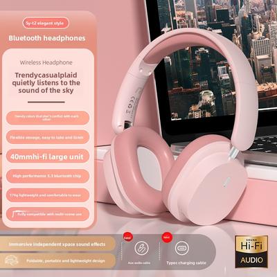 Headset Bluetooth-Headset, Kabellose Bequeme Ohrmuscheln, Handy-Musik-Headset, Lange Akkulaufzeit