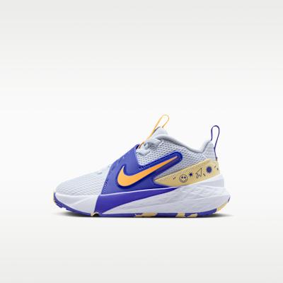 Nike Team Hustle D 12 Mesh Breathable Low top Running Shoes Kids  32