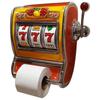 Portarotolo da Toilette a Slot Machine da Parete Divertente Portarotolo da Toilette a Slot Machine