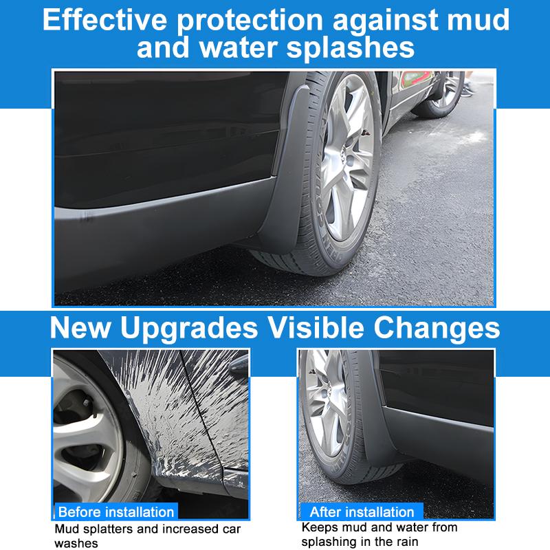 4 stuks Spatborden Voor Polestar 2 Onderdelen -2025 Anti-botsing Spatbord Anti-spat Modderklep Wielspatbord Auto Accessoires