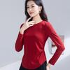 Autumn Slim Fit Round Neck Long Sleeve Women's Top