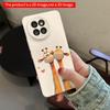 2DFlat Xiaomi Redmi phone caseCute Giraffe Couple Love Design Phone Casesuitable for Redmi Note 11 12 13 14 A3 K80 15 17 Ultra