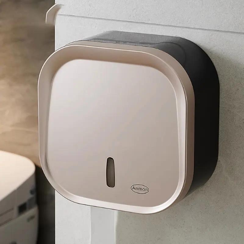 

Large capacity tissue holder hotel bathroom large roll paper box non perforated large tray paper holder bathroom accessories