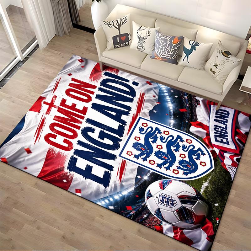 England Football Spirit Rug Non-slip Rug Suitable for Living Room and Bedroom Sofas