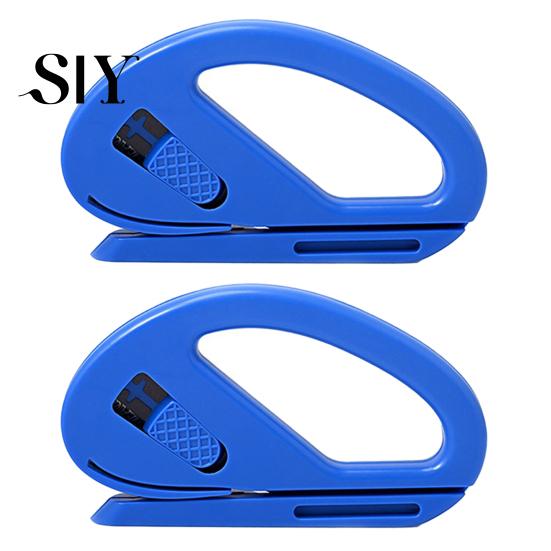 Easy-to-use Paper Trimmer with Hidden Blade 1/2Pcs Safety Cutter Tool Film Wrapping Easy Sliding Packaging Roll Compact Design