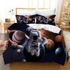 Astronaut Duvet Cover Set Galaxy Outer Space Bedding Set With Pillowcase Three-Piece Set