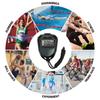 Waterproof Stopwatch Digital Handheld LCD Timer Chronograph Sports Counter with Strap for Swimming Running Football