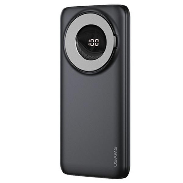 USAMS Powerbank PB62 10000mAh 20WQC3.0+PD Magnetic Wireless Fast Charge black/black 10KCD17101 (US-CD171)
