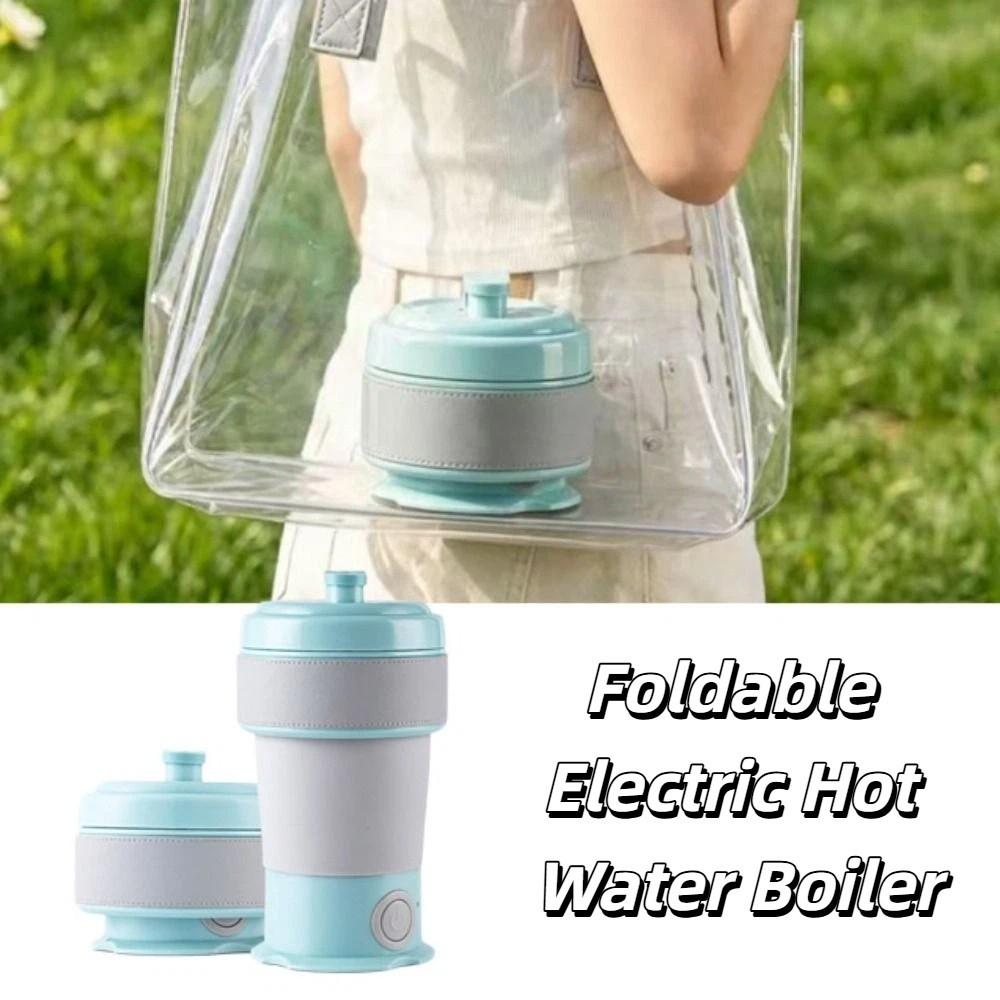 Portable Electric Kettle Foldable Heating Water Cup Small Household Portable Water Boiler  Trip Use