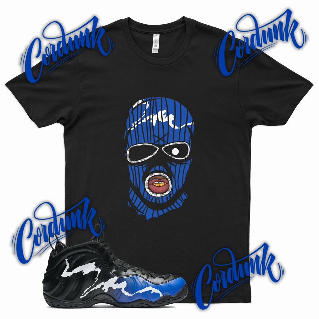 Black SKI MASK T Shirt for N Foamposite Black Aurora All Star Game Royal