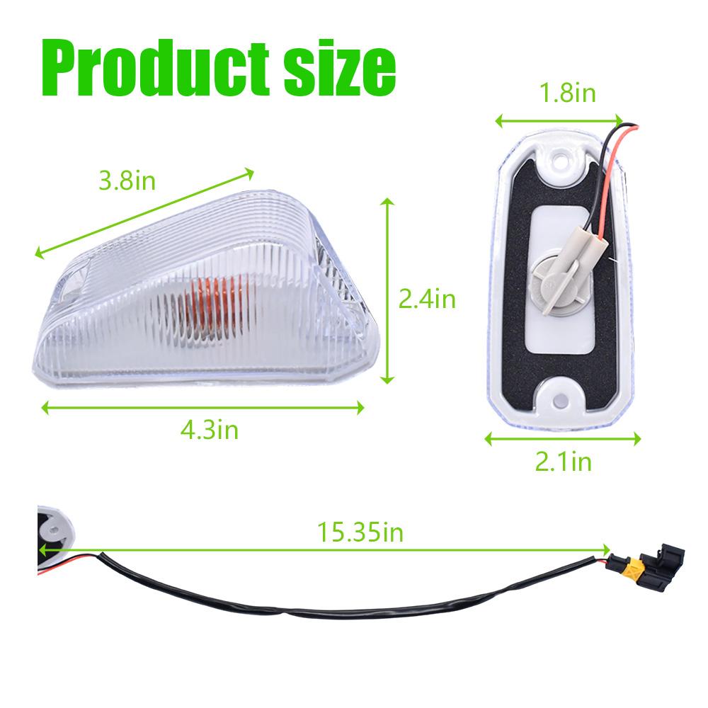 Cab Roof Top Marker Lights For 2014-2025 Dodge Ram ProMaster 1500 2500 3500 Roof Running Lamps Replaces Accessories 68232473AA