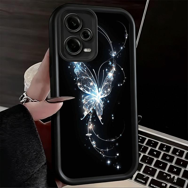 Phone Case for Xiaomi Redmi Note 15 14 13 Pro Plus Beautiful Purple Butterfly Shell 12S 11 11S 11T 5G 14S Soft Silicone Funda