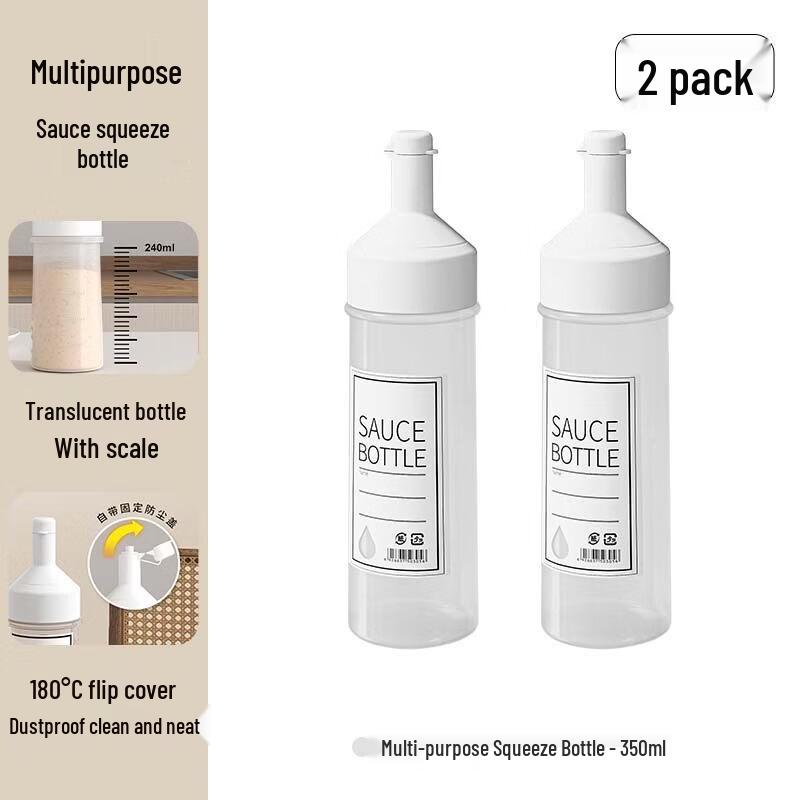 ZISIZ Commercial Sauce & Dressing Squeeze Bottle