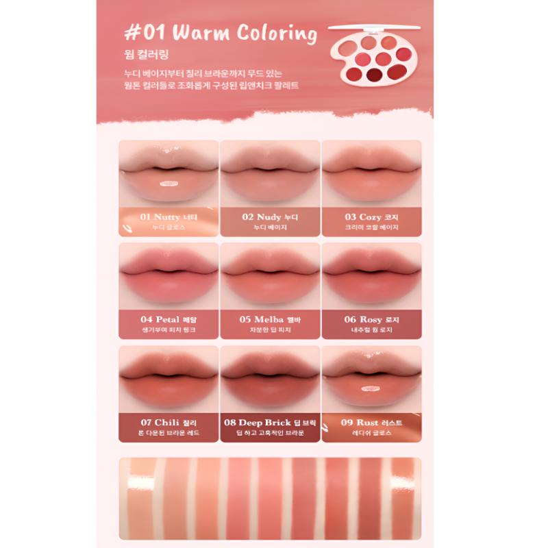 DASIQUE Mood Painting Lip & Cheek Palette