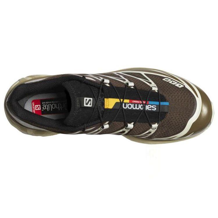 Salomon XT-6 Advanced Mars Synthetic Leather Fabric Low-Top Outdoor Functional Shoes Unisex Shoes Brown 473058