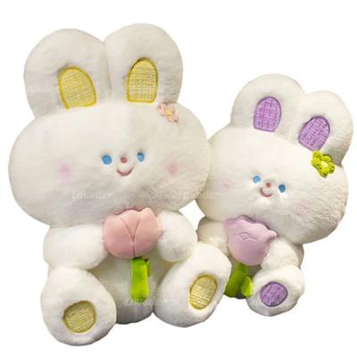 Lovely Sitting Rabbit Toys Sweet Stuffed Soft Animal Cute Bunny Dolls Kawaii Pillow Birthday Gift for Children Girls Present