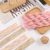 10pcs L30cm Pink/Wood Color Reed Diffuser Sticks Twist Fiber Reed Diffuser Sticks Fragrance for Bedroom Office Bathroom Home