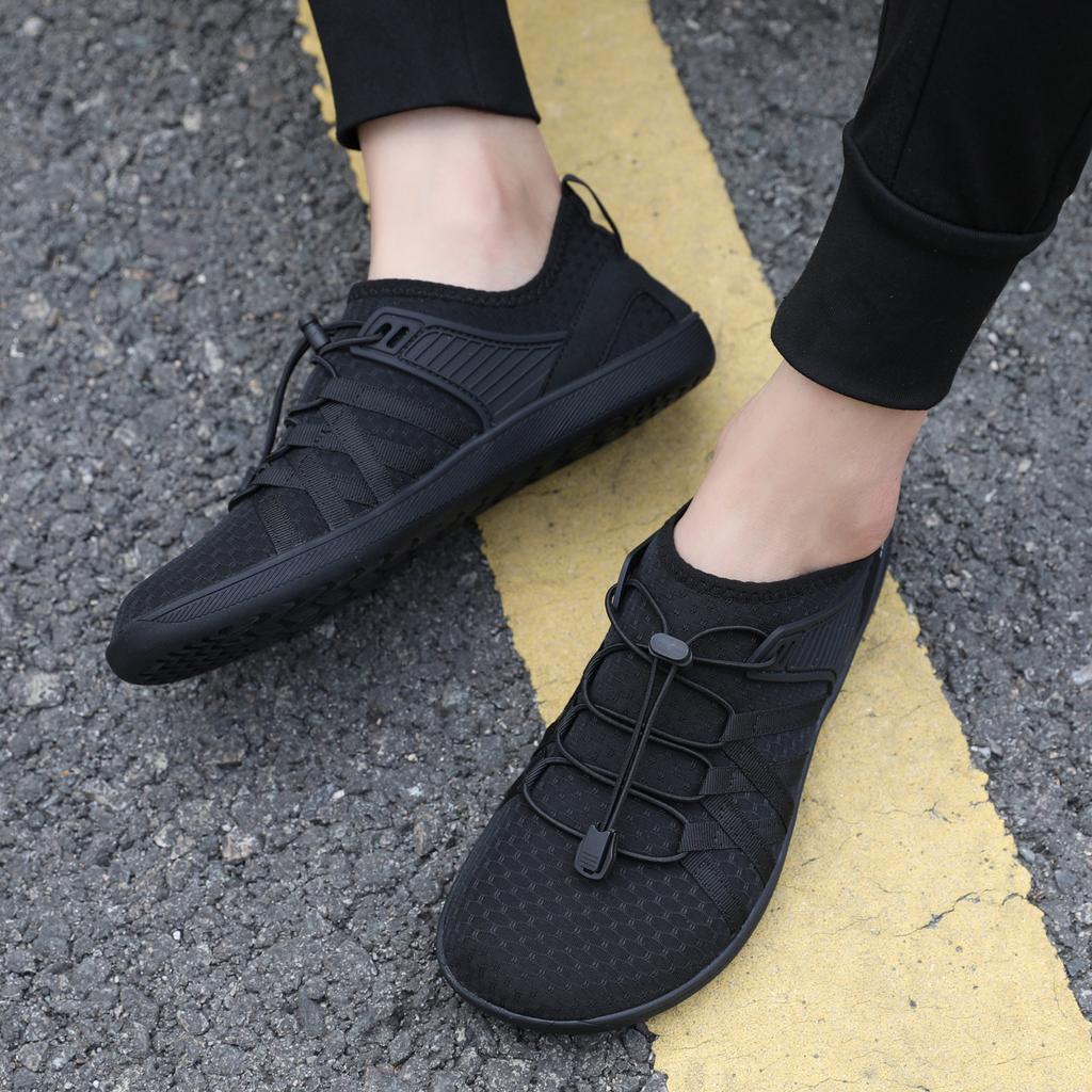 Outdoor barefoot wide-headed shoes, sports shoes for men and women, breathable non-slip casual board shoes, indoor fitness shoes, non-slip hiking