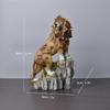 Lion Figurine In Resin, 11.42inch Height, Tabletop Decor for Cafes And