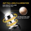 Amber 7443 7444 LED Front Turn Signal Blinker Light Bulbs No Hyper Flash 7440 2X