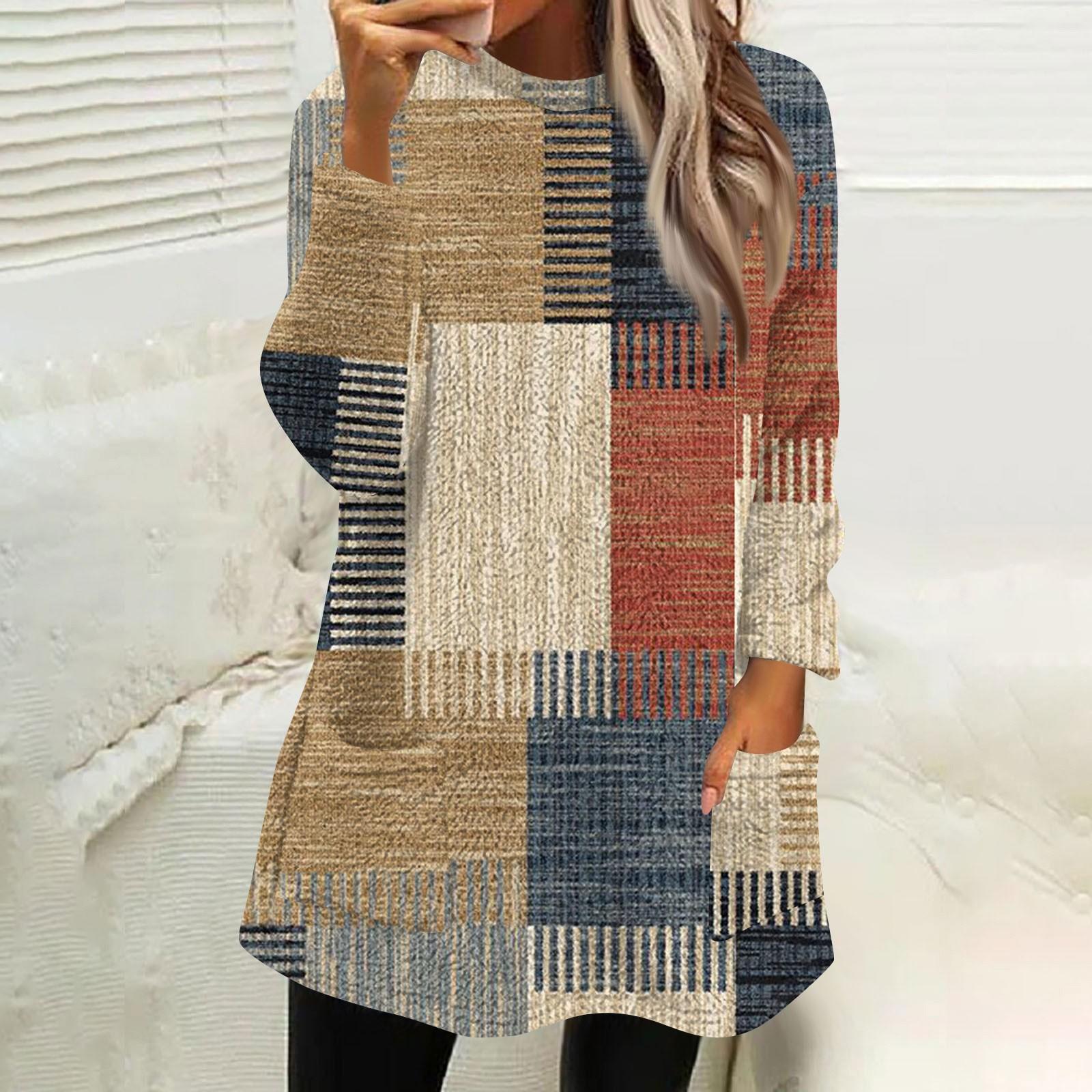 

Женская мода повседневная плюшевая толстовка с длинным рукавом с принтом и карманами XL жёлтый