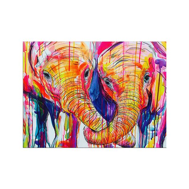 

НАДЕЖНЫЕ художественные постеры, красочные абстрактные картины с изображением слона, детской любви, животных для гостиной, декоративные картины на холсте без рамки 21cm×30cm NoFrame