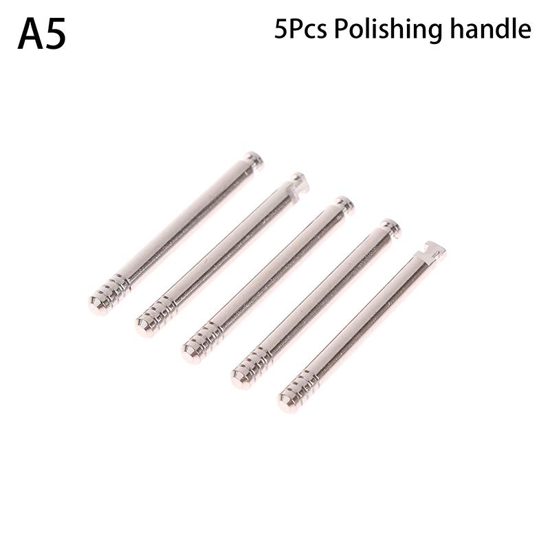 

5 шт. Стоматологическая ручка с ионами селена, держатель полировального диска, инструмент, стоматологические материалы, стоматологическая лаборатория, диаметр, оправка, боры