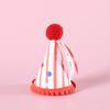 Conjunto de Bufanda y Sombrero de Cumpleaños para Mascotas Bufanda a Cuadros y Sombrero con Volantes Accesorios Temáticos para Fotografía para Gatos y Perros Adorable Set de Babero y Bufanda