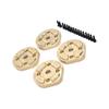 Meijiaxin Remote Control Car Brass Axle Counterweights & Gear Cover for 1/12 H12Y H12Y+ Models