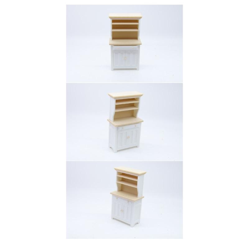 Miniature Cabinet Model Figurine For 1:12 Scale Doll House Interior Furnishing Craft Model Project Display Accessories