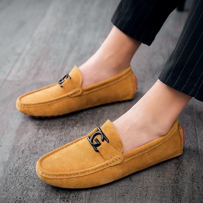 Mens Loafers Leather Luxury Designer Spring Summer Moccasins Men Loafer Suede Casual Shoes Men Flats Lightweight Driving Shoes