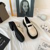 Thick -Soled Sponge Cake Japanese Jk Small Leather Shoes Women 'S Summer Thin Section With Skirt Retro French Mary Jane Shoes British Style