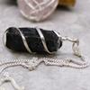 Black Onyx Raw Pendant Necklace