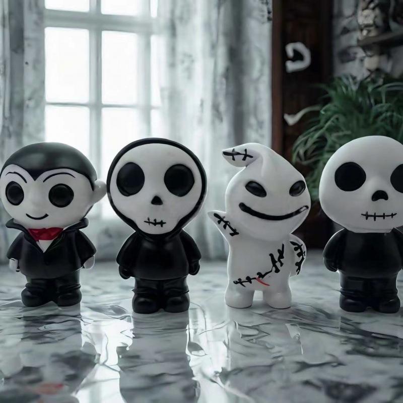 Nowe pluszowe zabawki na Halloween, rękodzieło żywiczne do domu, figurki, Halloween horror i horror