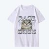 Rage Consumes Me Cat T Shirt Men Women Oversized 100% Cotton Hot Sale Short Sleeve Summer Streetwear Print Unisex Plus Size Tops