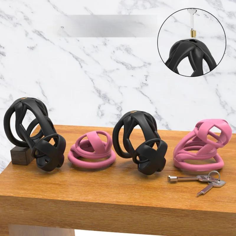25 Male Chastity New Embedded Small Lock Core Chastity Lock for Men Birdcage Tablet Ring and Grooming Equipment Alternative Toys