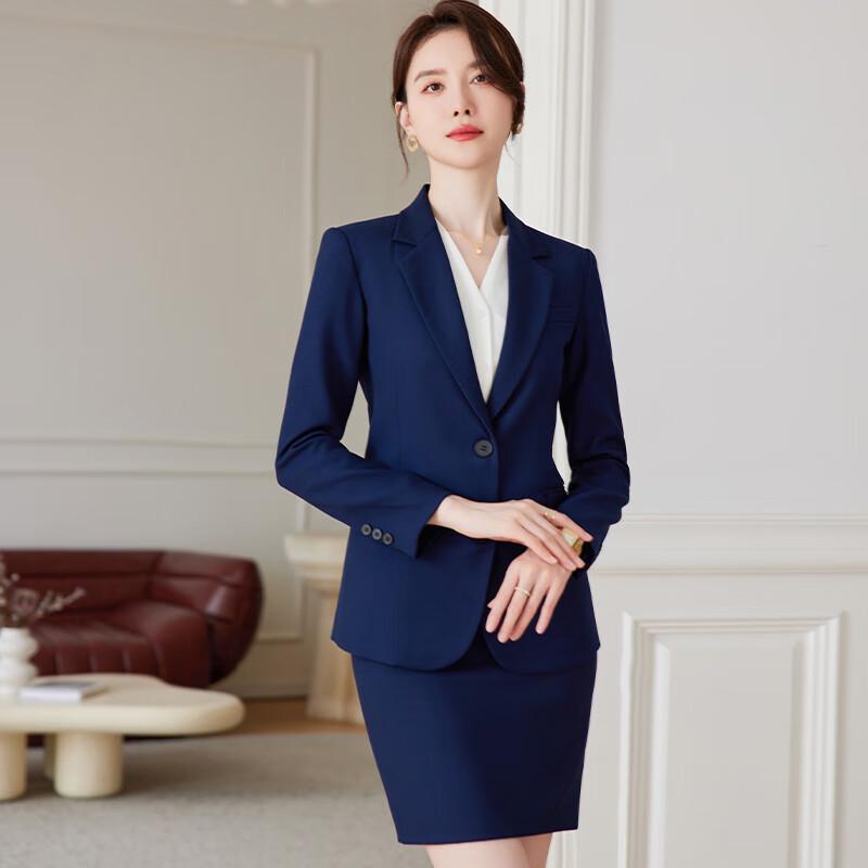 Women's Double-Button Business Suit Set