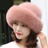 Fluffy Hat,Warm Women's Winter Hat,Faux Fur Trimmed Fashion Hat,Windproof Russian Hat For Outdoor Warm Hats Christmas Gift
